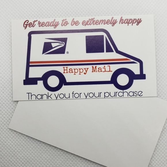 8/$20 Poshmark Thank You Cards Shipping Feedback - Picture 4 of 6